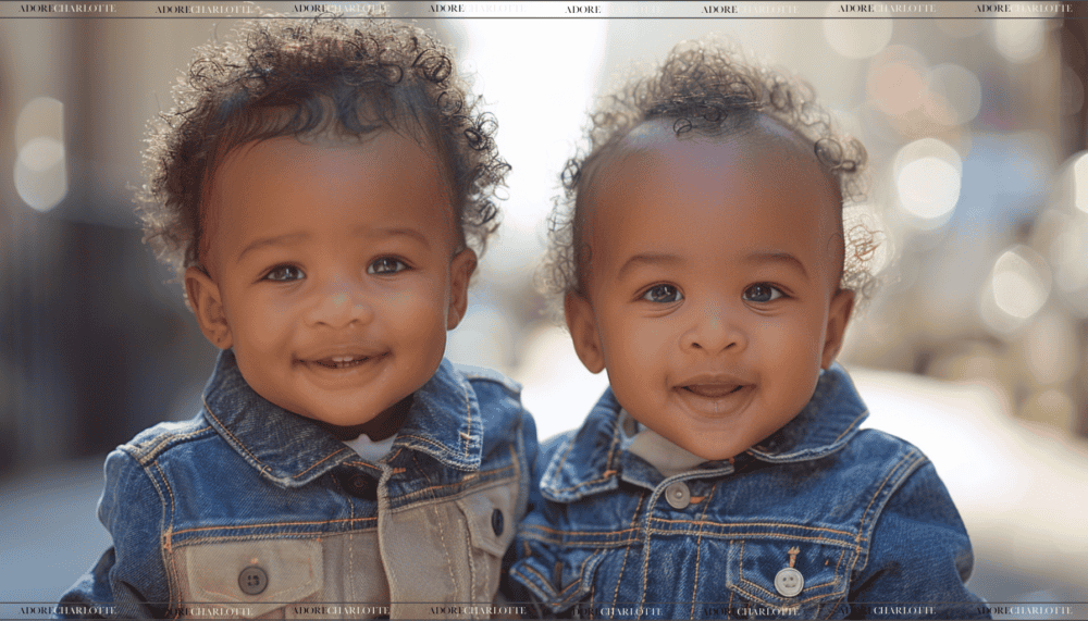 Black Baby Boy Names two toddler on the street.