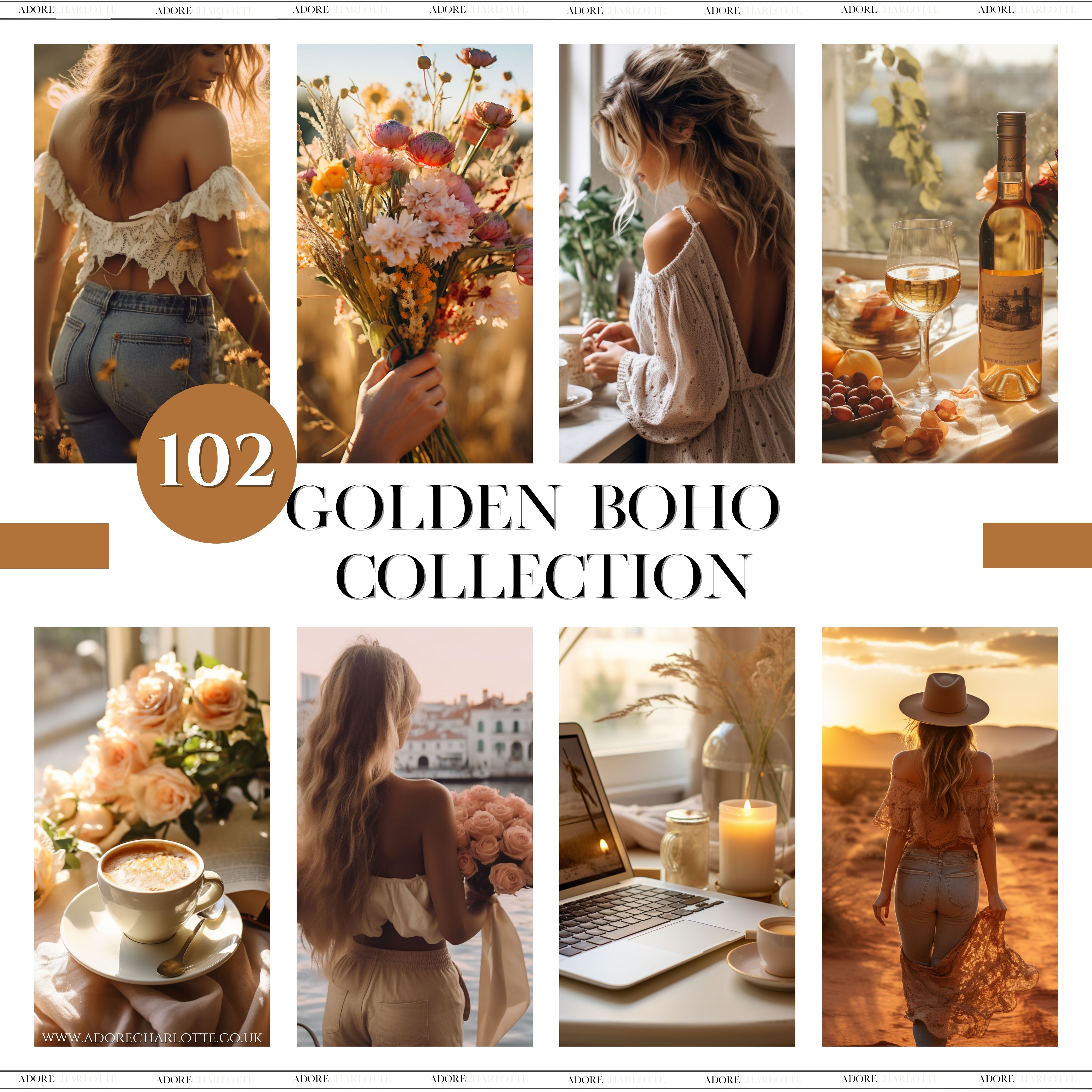 Adore Charlotte 102 Golden Boho Collection MRR