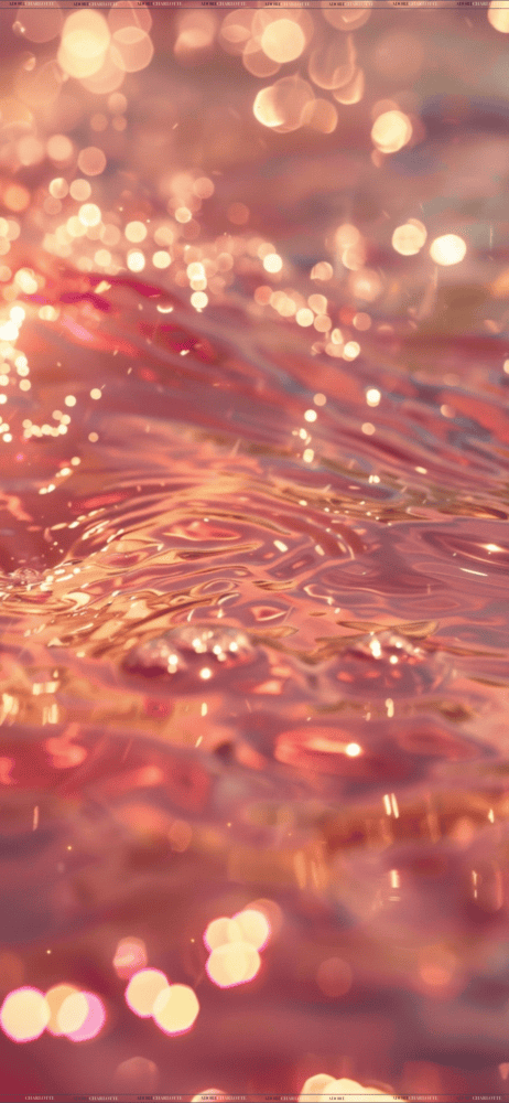 Red Glitter Water Phone Wallpapers