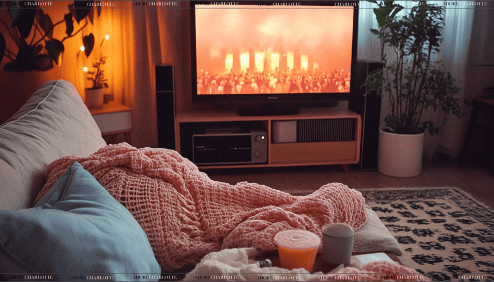 Cosy Night in watching movies