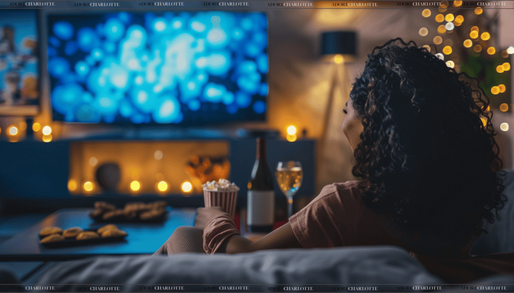 Best Love Triangle Movies to Watch woman watching TV