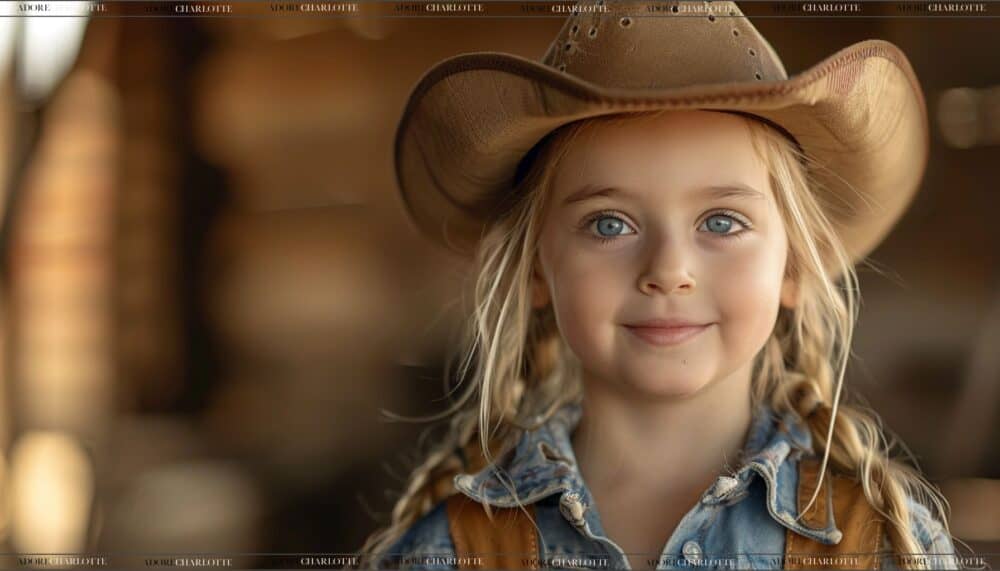 Cowgirl Names Wild West Southern Girl pigtails