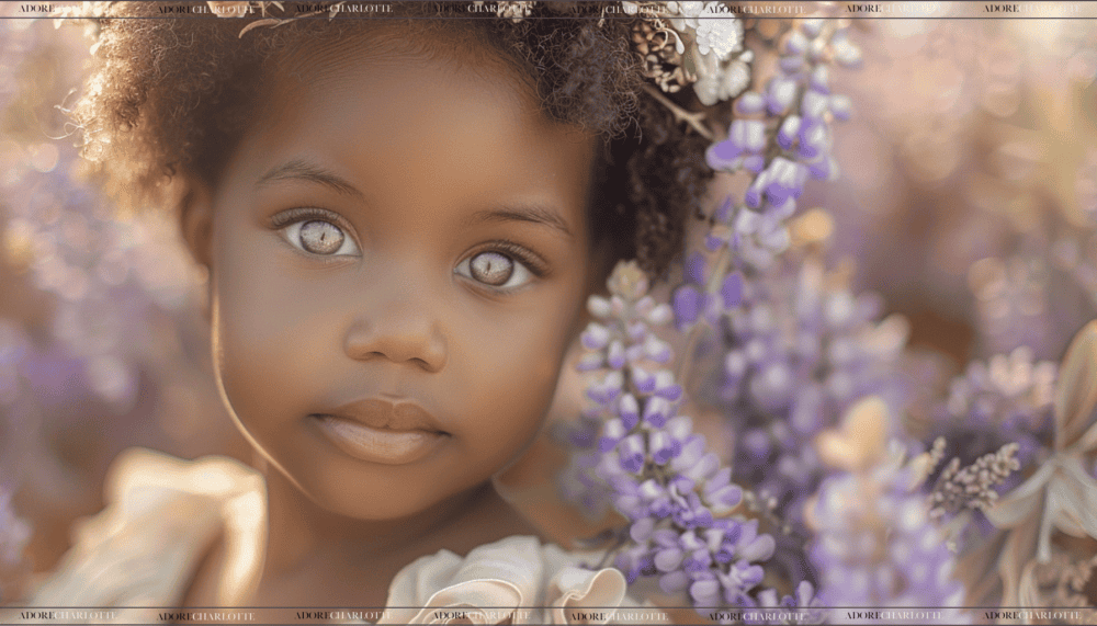 princess in a lavender field goddess vibes