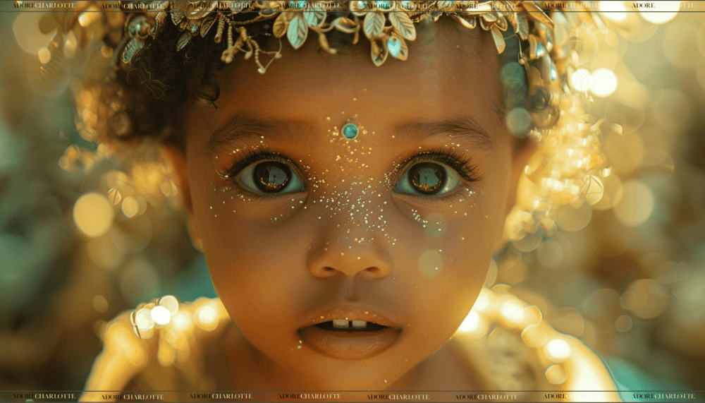 stunning goddess toddler