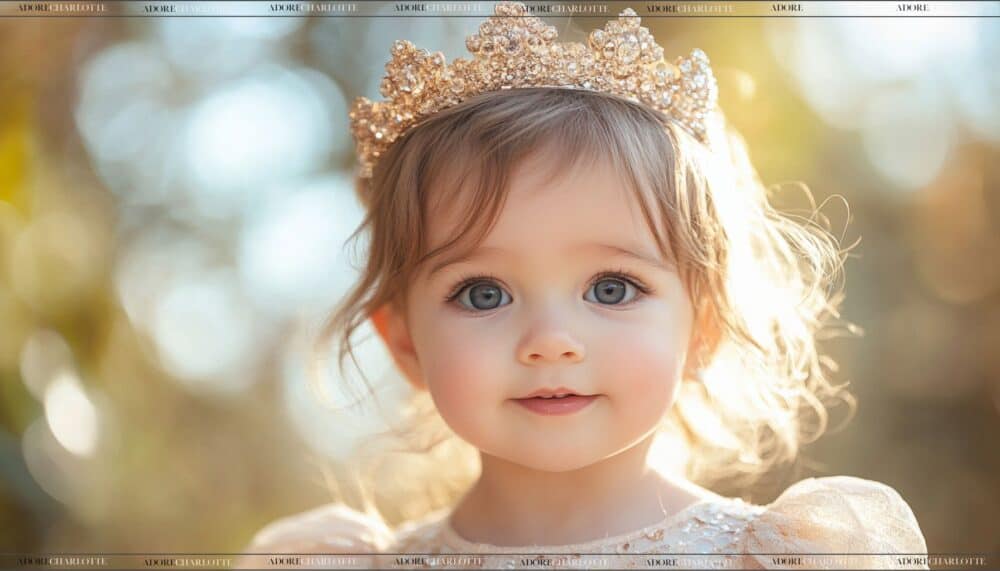 cute toddler princess.