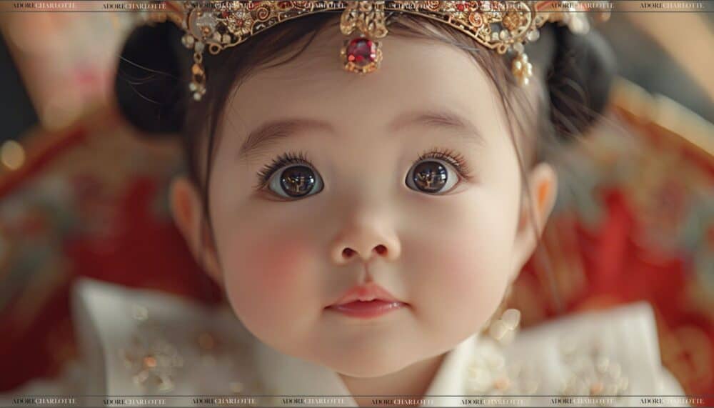 Adorable oriental princess.