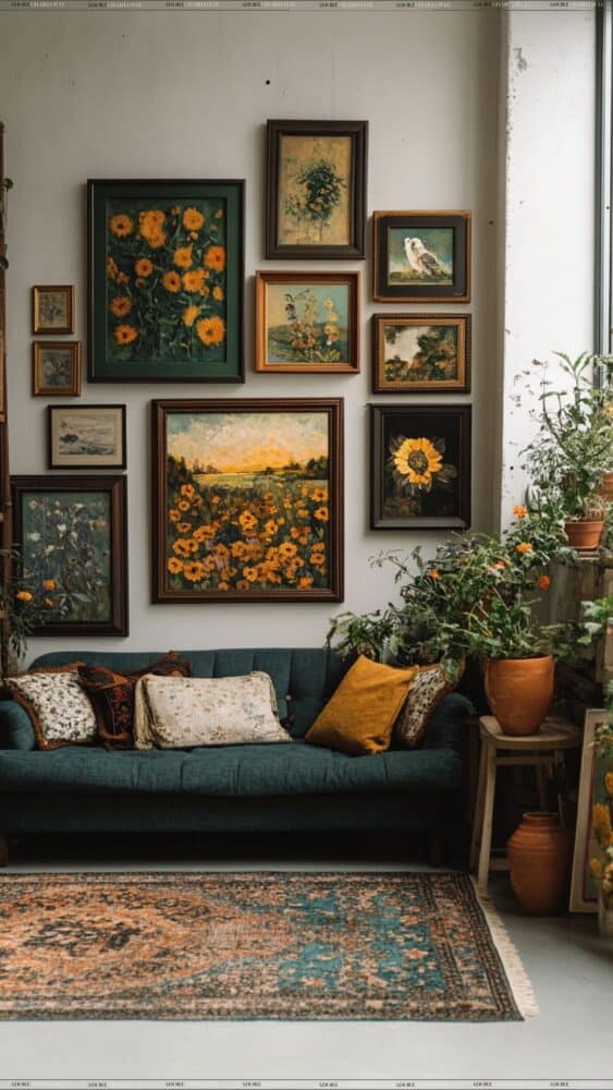 Small Living Room Ideas wall art.