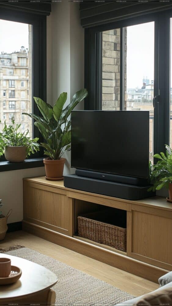 Small Living Room Ideas TV space.