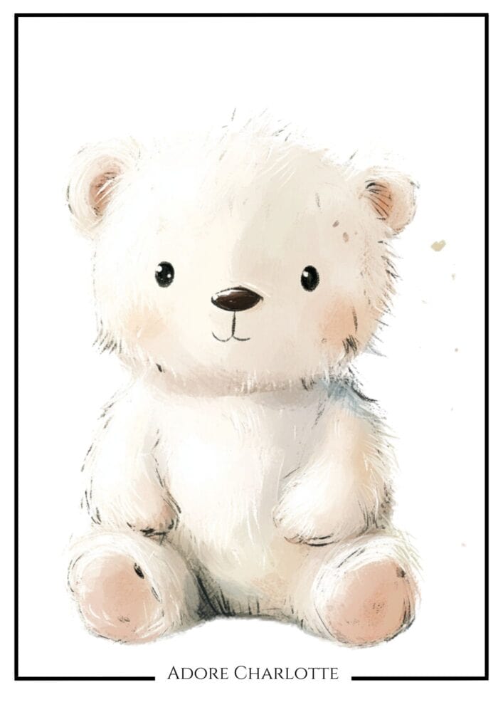 Teddy Bear Nursery Wall Art