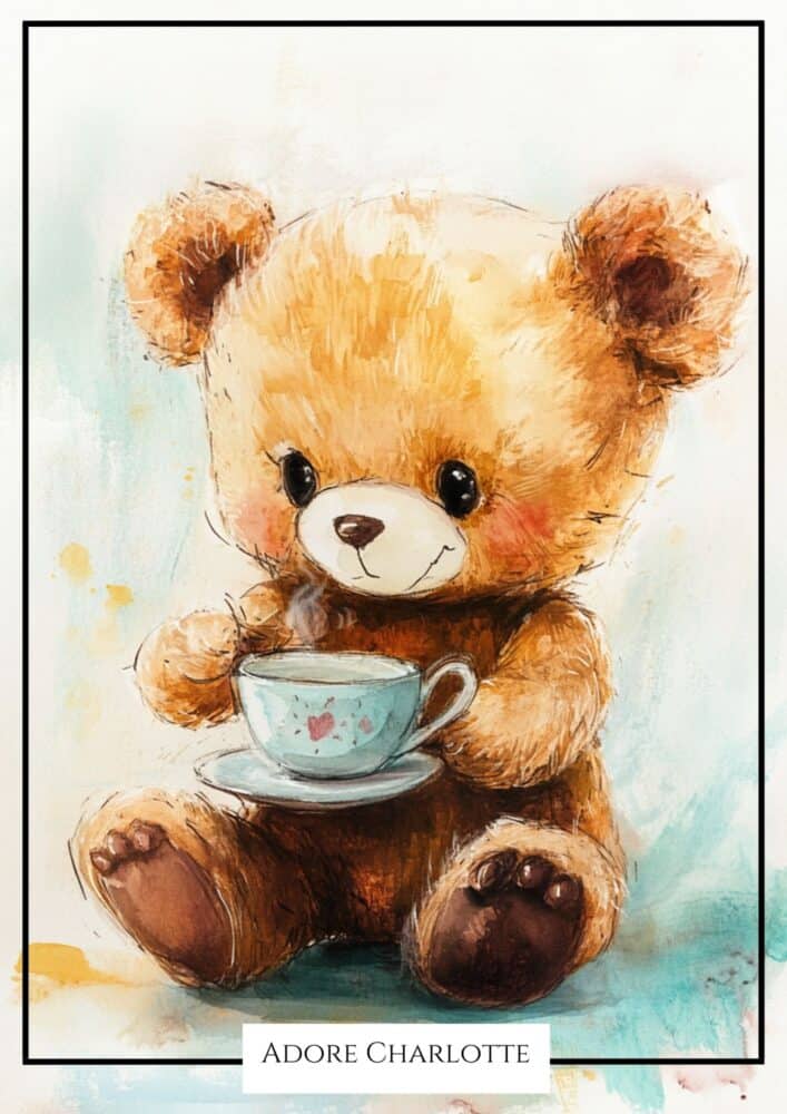 Teddy Bear Nursery Wall Art