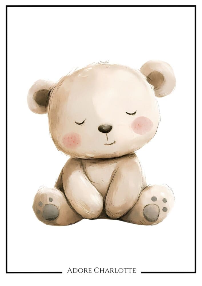 Teddy Bear Nursery Wall Art