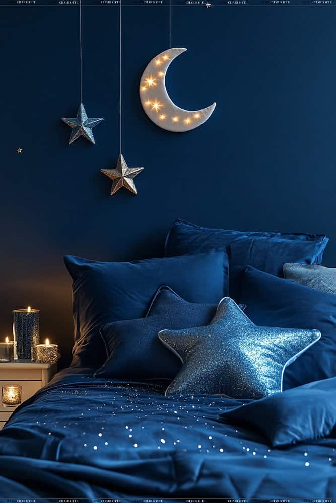 Cosmic Rustic Boho Witchy Bedroom