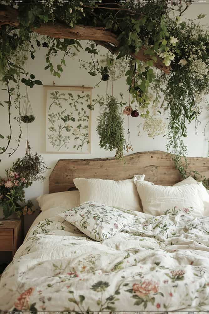 Enchanted Rustic Boho Witchy Bedroom