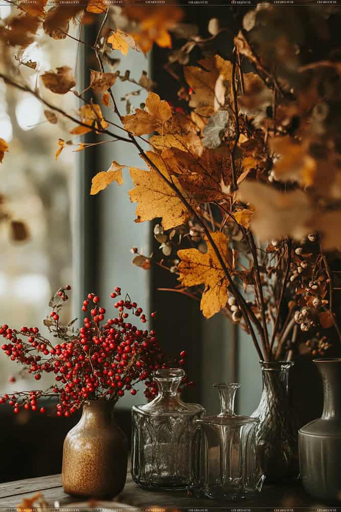 Fall Foilage Fall Decor Ideas for home