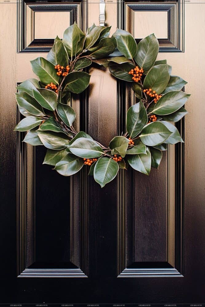 Magnolia Leaf Wreath Fall Wreath Ideas