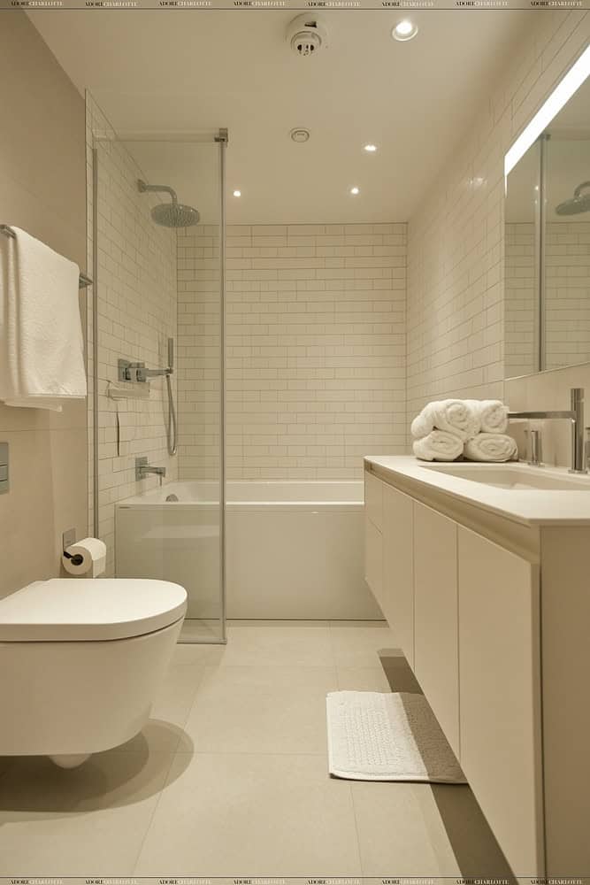 Keep it Minimallist for Small Apartment Bathroom Ideas