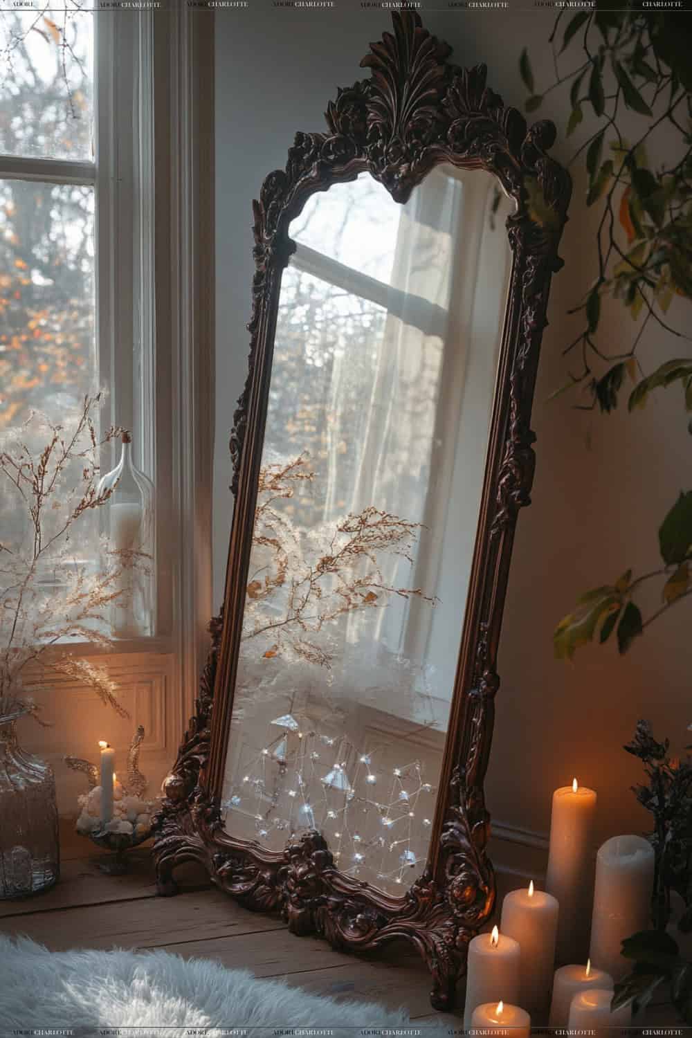 Occult-Inspired Mirrors Witchy Bedroom Ideas