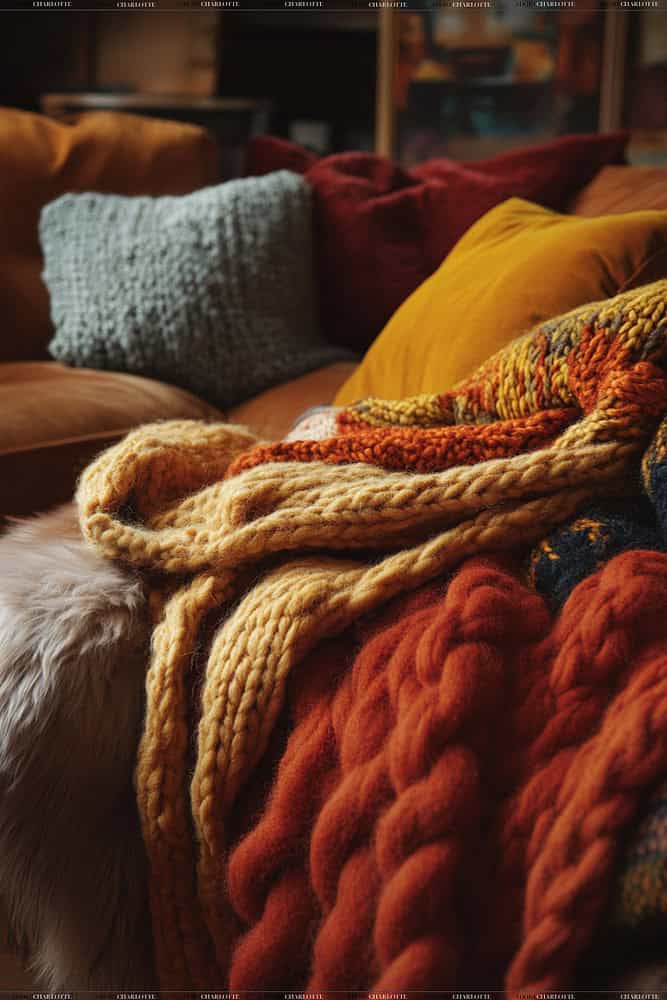 Cozy Throw Blankets Fall Decor Ideas for home