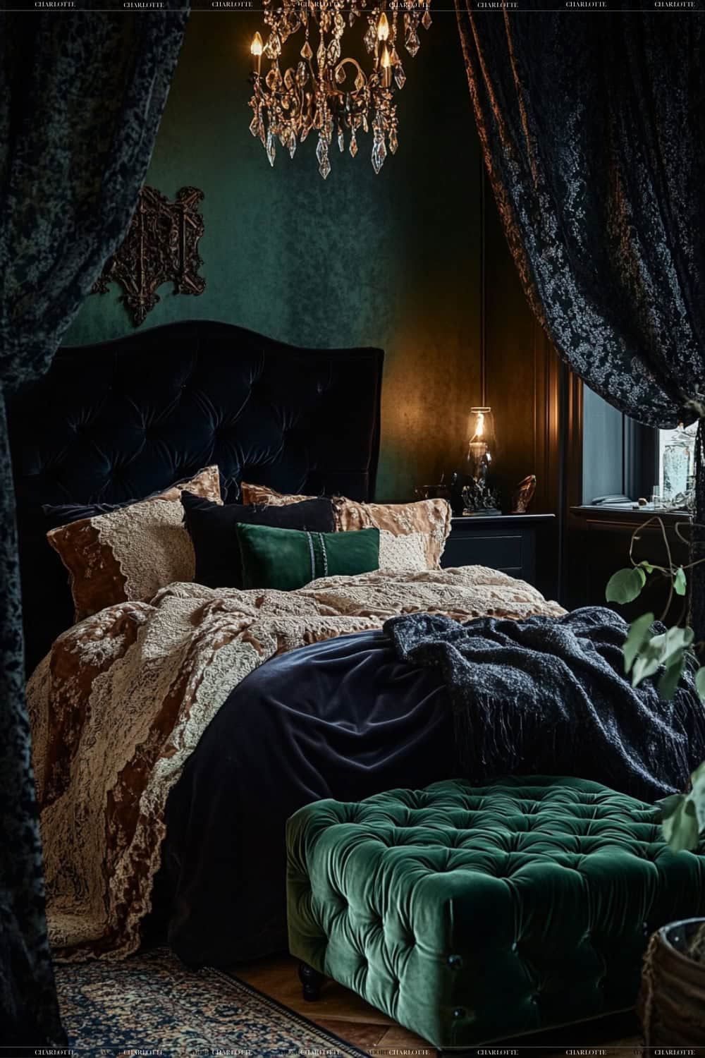 Velvet & Lace Witchy Bedroom Ideas